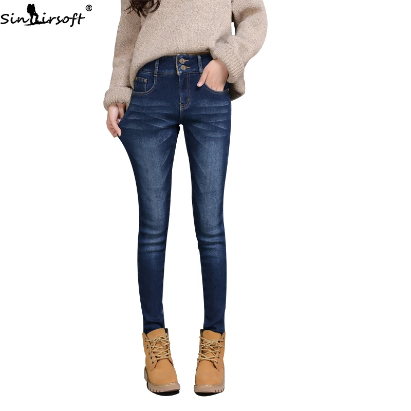 Модные Повседневные вельветовые джинсы больших размеров с двойной пряжкой