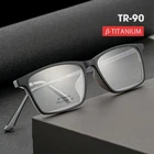 Мужская Ультралегкая титановая полная оправа  TR90, оправа для очков с большим лицом, большая оправа для очков по рецепту при близорукости Y2012