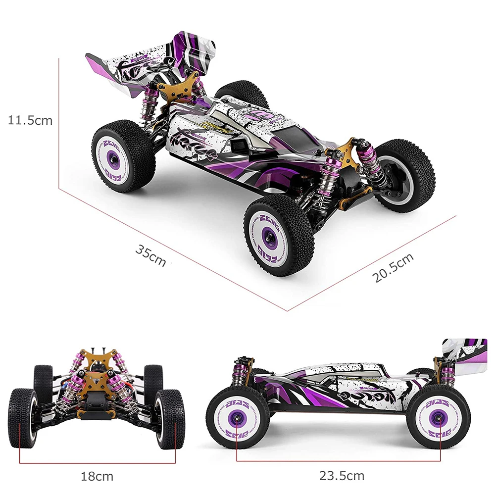 WLtoys 124019 RC Car 1/12 Scale 2.4GHz Remote Control 4WD Racing Off-Road Buggy Drift Toys for Adult Kid | Игрушки и хобби