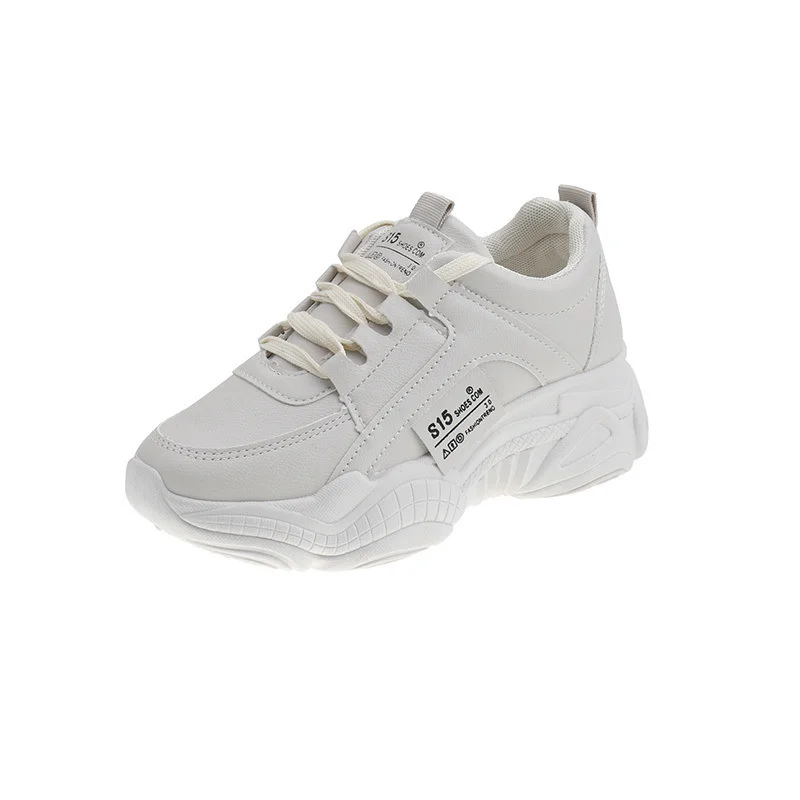 

Women's Sports Shoes Chunky Sneakers 2021Spring Autumn Tennis Female Vulcanized Footwear Ladies Platform Soles Woman Shoes