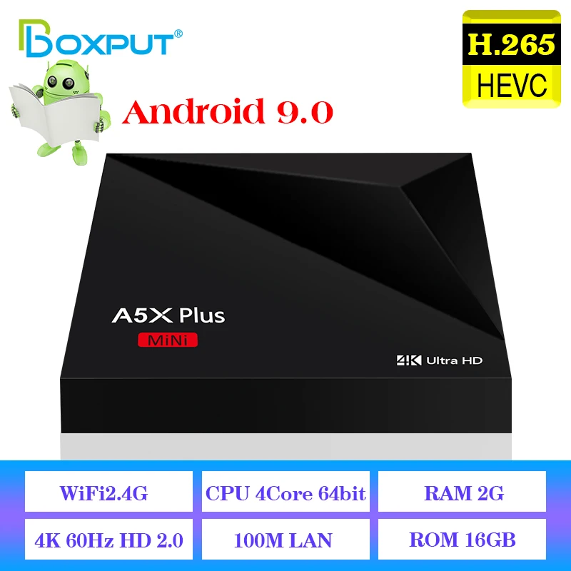 ТВ-приставка TT RK3328 A5X PLUS Android 9 0 смарт-ТВ-приставка с четырехъядерным процессором 2