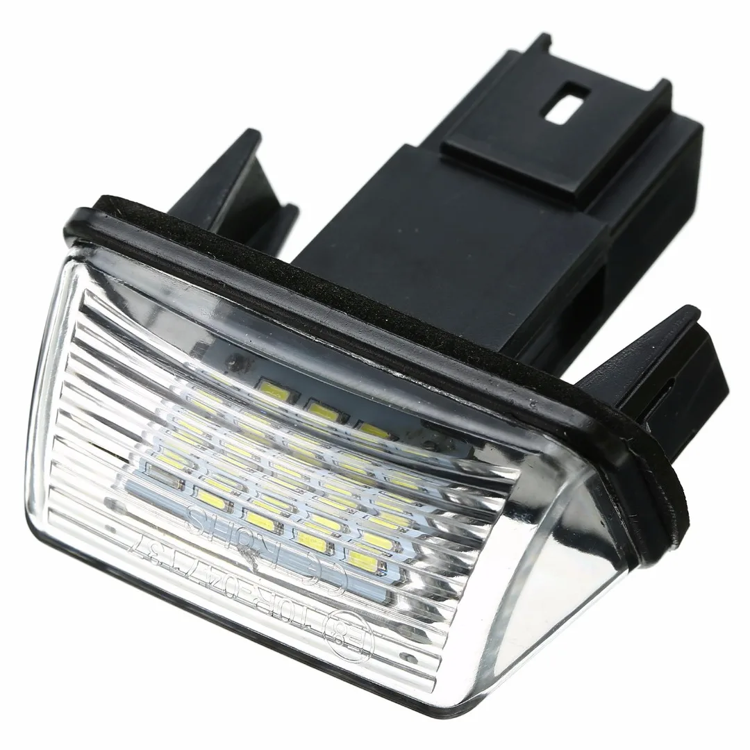 

1pc 12V 18LED Car License Plate Light 12V 6500K Lamp For Peugeot 206 207 307 308 406 407 For Citroen C3 C4 C5 C6
