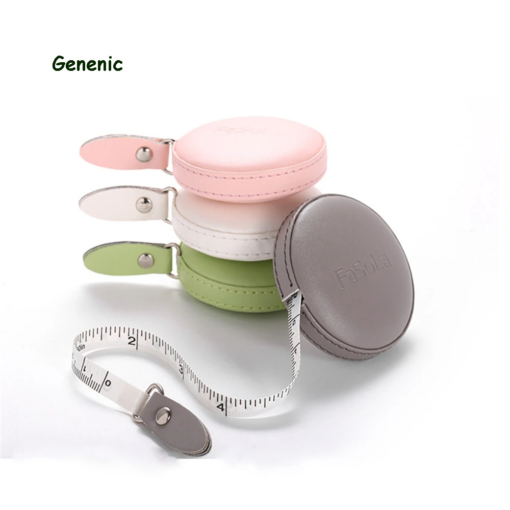 Mini Tape Pull Ruler Measure Roulette KeyChain Plastic Portable 1.5m Retractable Centimeter/Inch Three Bust Hips Waist | Украшения и