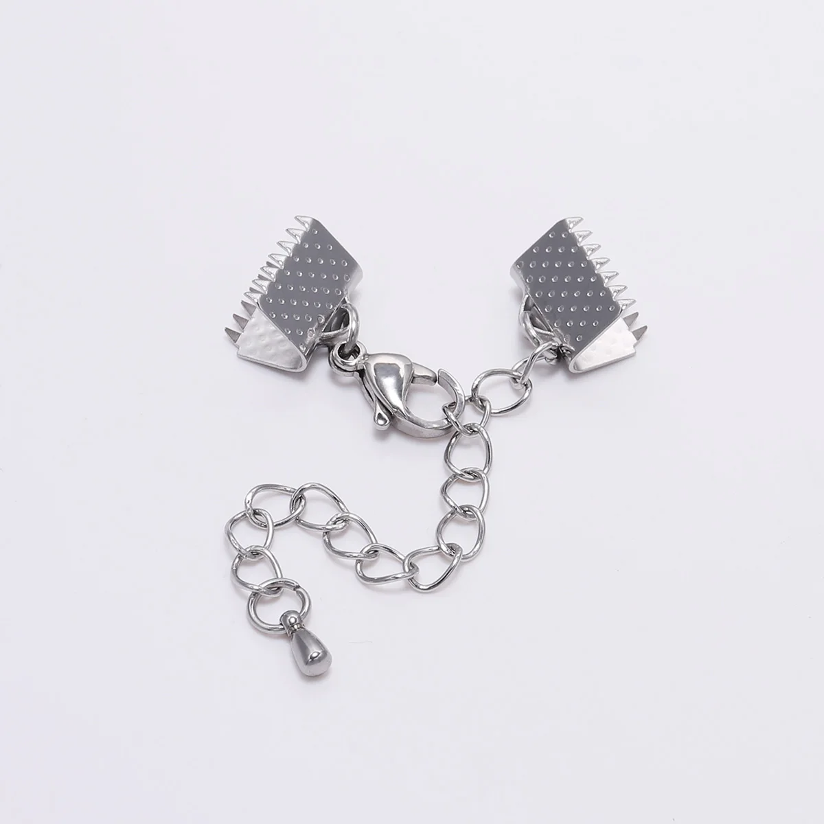 Концевые застежки из нержавеющей стали для изготовления ювелирных изделий 5