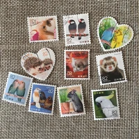 10pcsset 2016 japan post stamps pet iii used post marked postage stamps for collecting