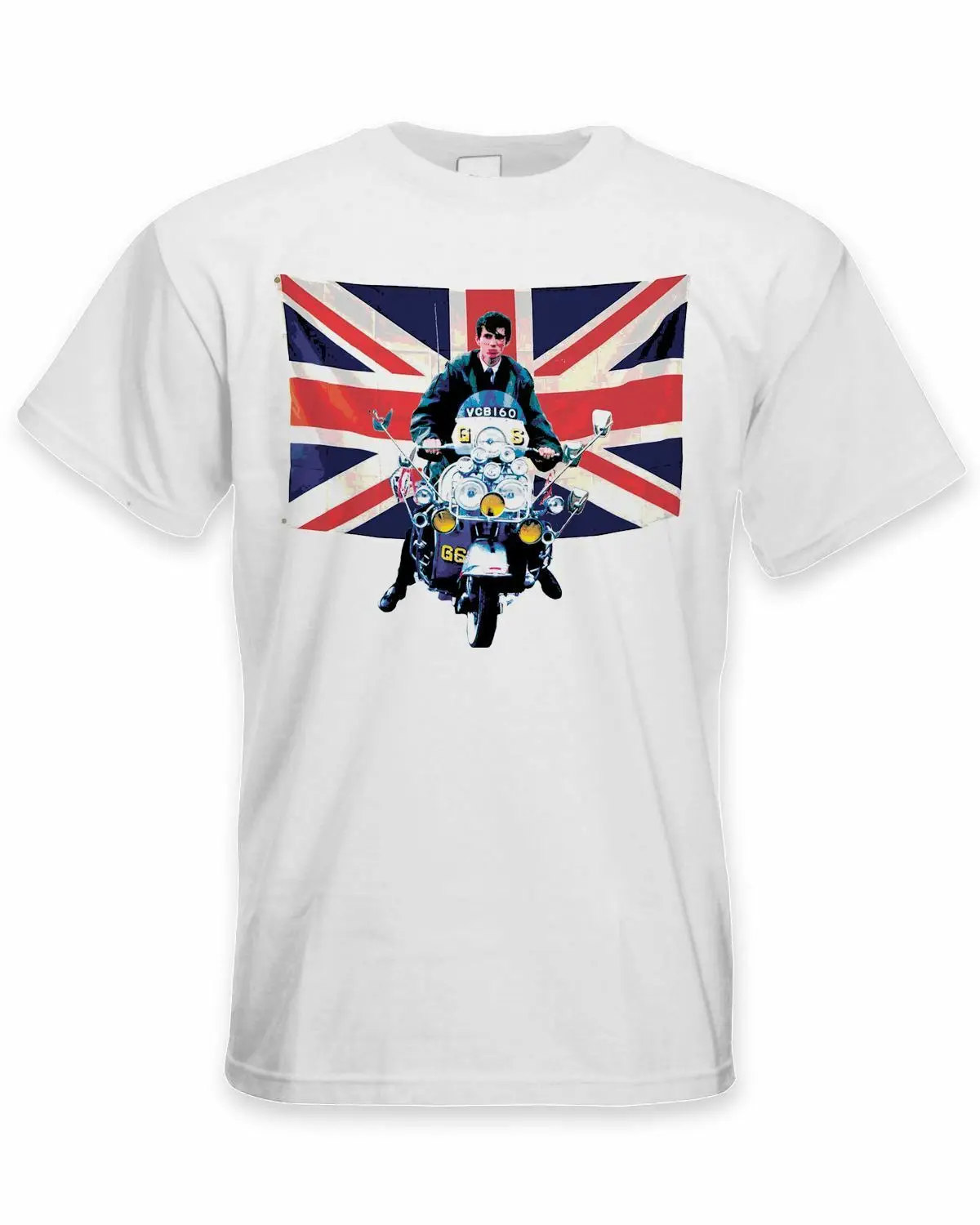 

Union Jack Scooter Mod Men's T-Shirt - Jam Fashion The Who Quadrophenia New 2018 Hot Summer Casual T-Shirt Printing