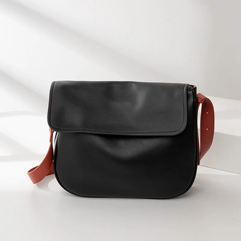 

Bags for Women 2021 New Fashion One Shoulder Large Capacity Diagonal Tote Bag Simple Saddle Bag Satchels Purses and Handbags