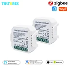 Релейный модуль коммутатора TALTBREX Zigbee Tuya, умная жизнь, без нейтрального беспроводного управления, совместимый с Alexa, Google Home в MQTT