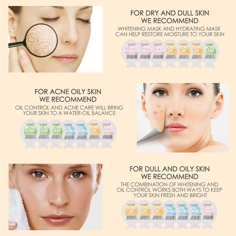 4PC Small Egg Mask Firming Brightening Apply Mud Long-lasting Moisturizing And Deep Nourishing Facial Skin Care TSLM1 |