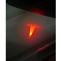 high clear for tesla led car door logo laser welcome light glass len projector lamp for model 3 s x y ultra bright hd