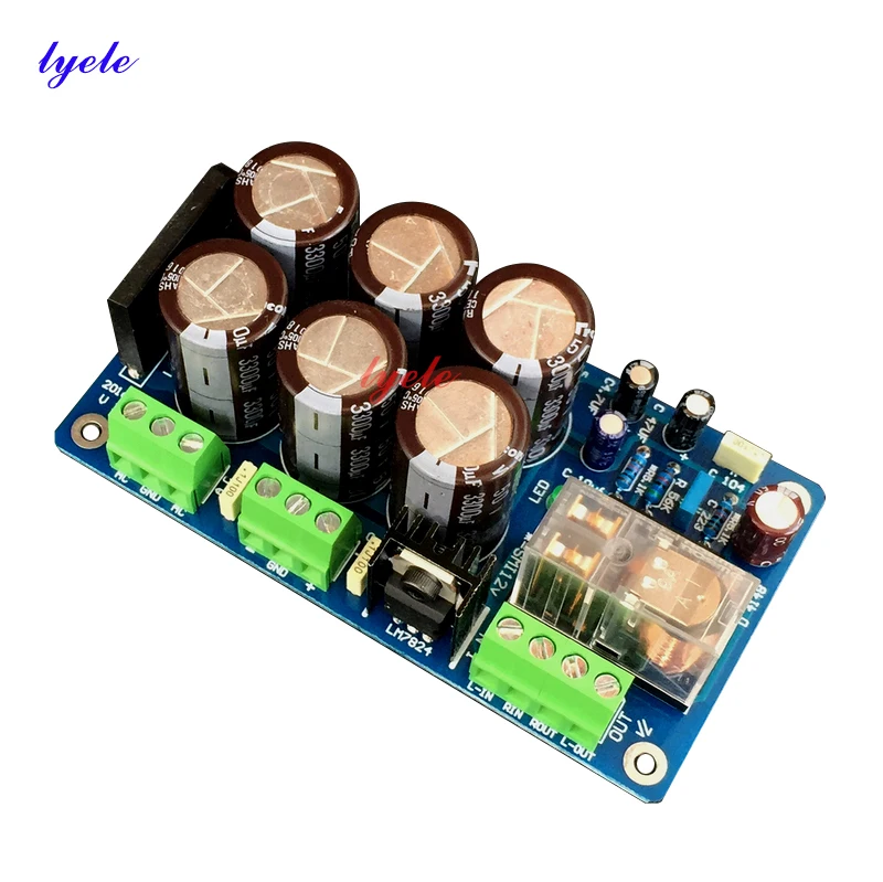 

Audio amplifier dual power speaker protection integrated board 18v-28V