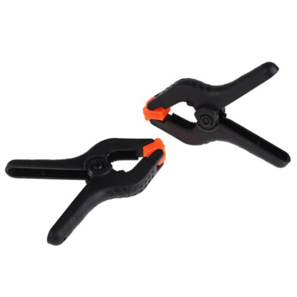 

20pcs 2inch Spring Clamps DIY Woodworking Tools Plastic Nylon Clamps For Woodworking Spring Clip Photo Studio Background New