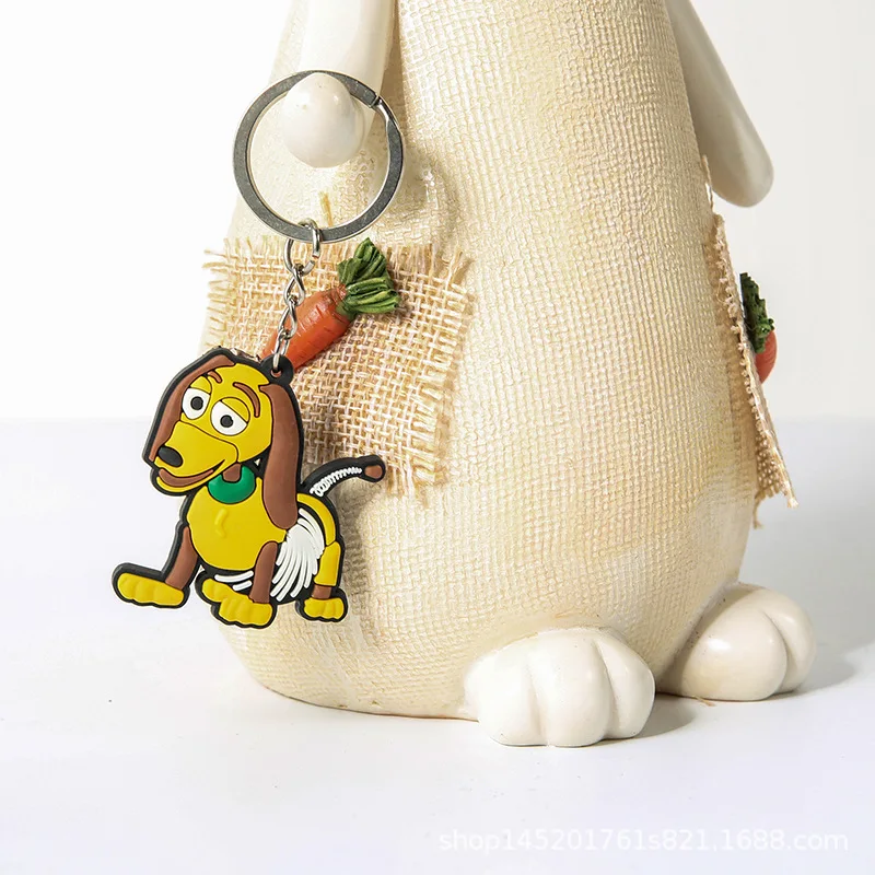 Disney Mickey Minnie Donald Duck Dog Toy Figures PVC Keychain Fashion Anime Cartoon Key Chain Birthday Boys Girls Gifts |