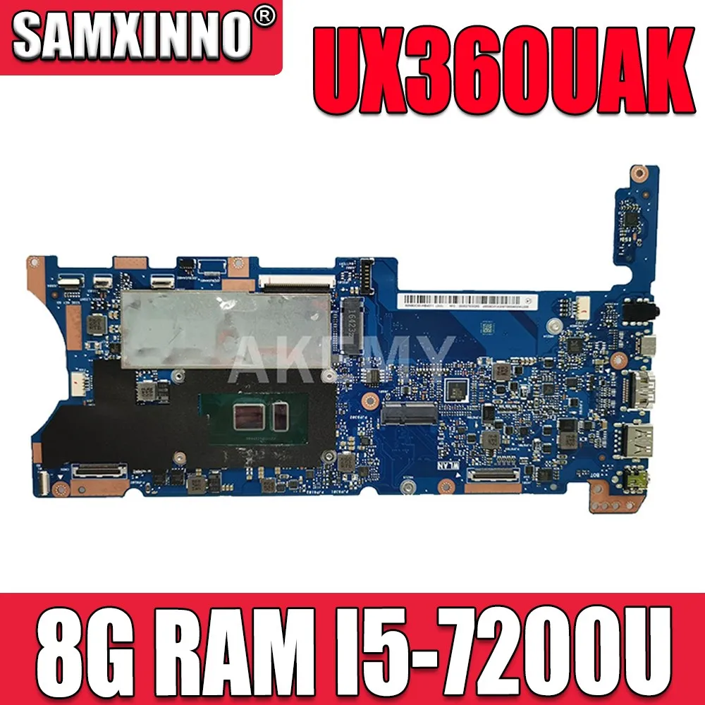 

Материнская плата SAMXINNO для ноутбука Asus UX360UAK UX360UA UX360U, материнская плата 90NB0C00-R00050 8G/I5-7200U