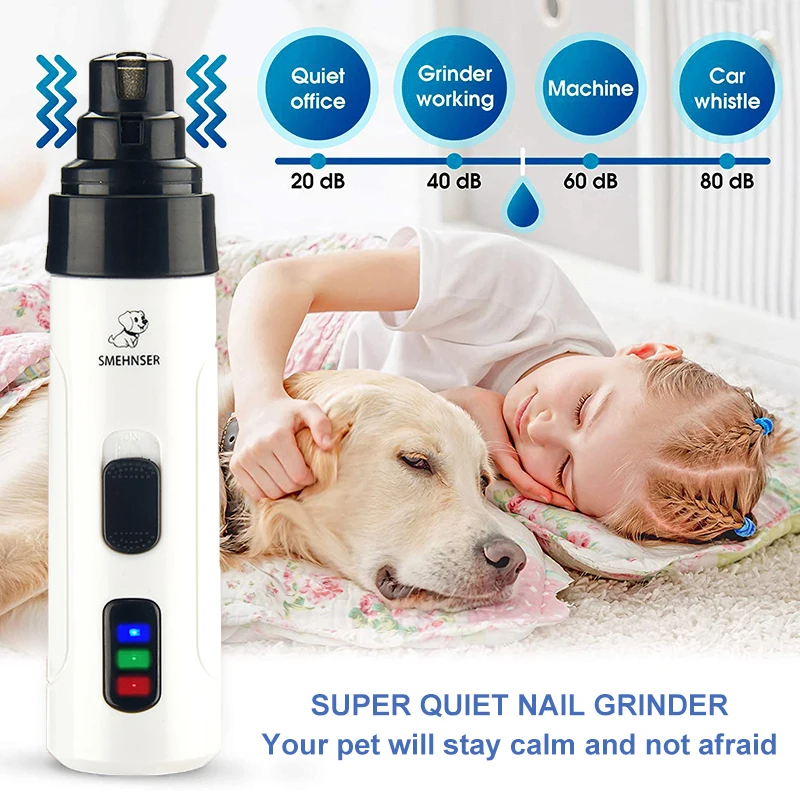 Машинка для стрижки собак и домашних животных кошек гвоздей машинка USB триммер