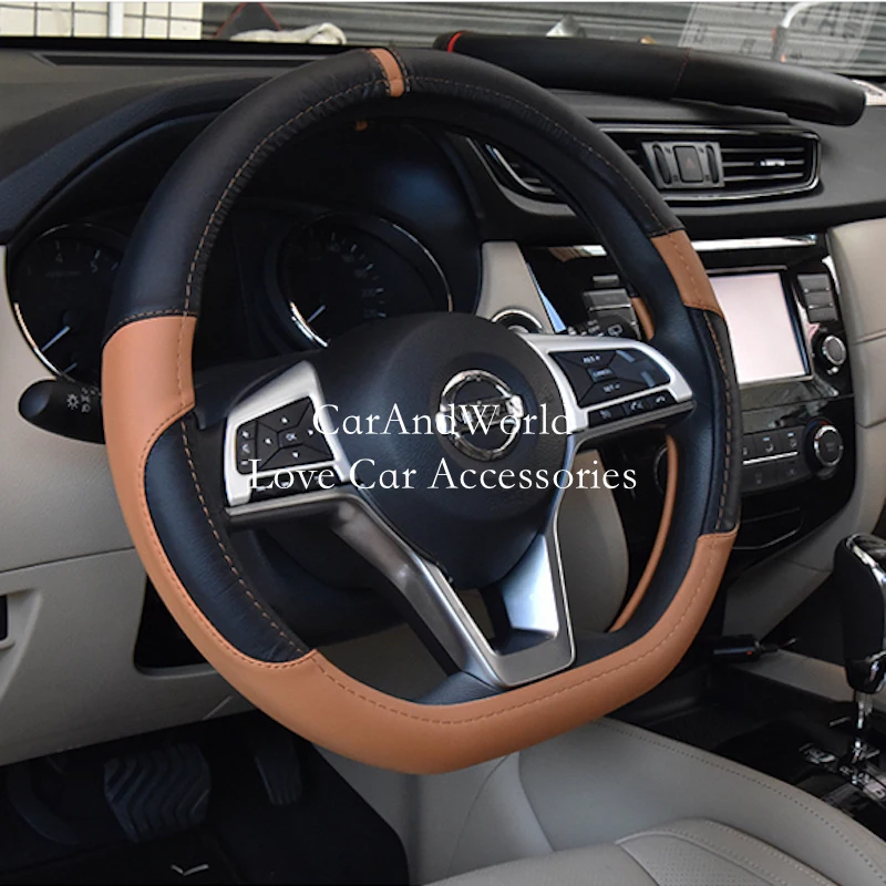 ABS Хромированная внутренняя накладка на руль для Nissan X-Trail T32 Rogue- автомобильные аксессуары