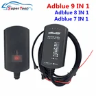 Полный чип Adblue 9 в 1 эмулятор автомобиля эмулятор разъем диагностического кабеля Ad-синий 987 в 1 эмулятор двигателя Anaylzer