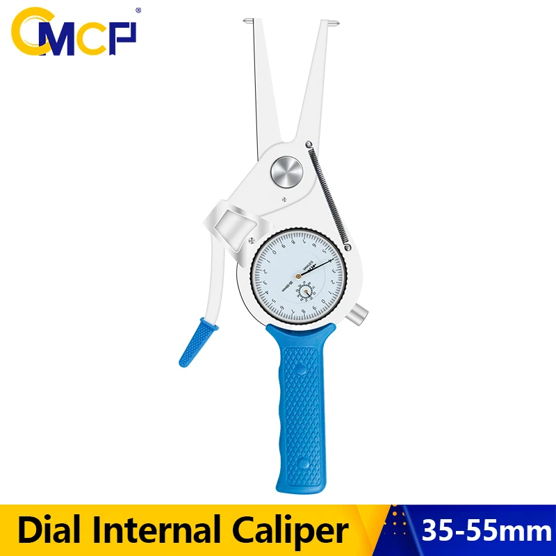 

CMCP Gauge 0.01mm Dial Internal Caliper 35-55mm Shockproof Micrometer Inside Snap Gauge for Internal Diameter Measuring Tools