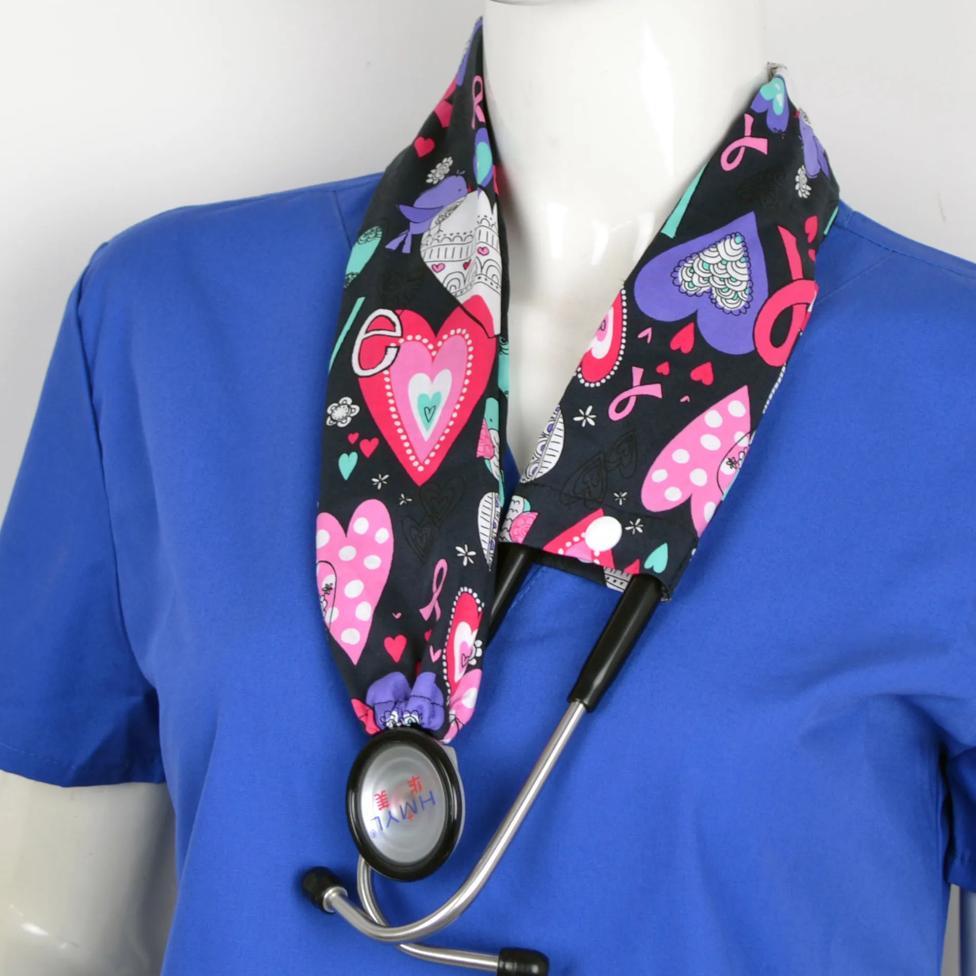 

Medical stethoscope cover cotton material in red