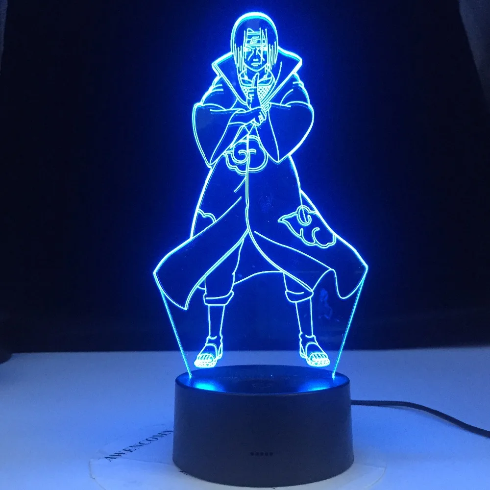 Killua Zoldyck 3d лампа Аниме Охотник х Ночник светильник изменение цвета Usb Батарея