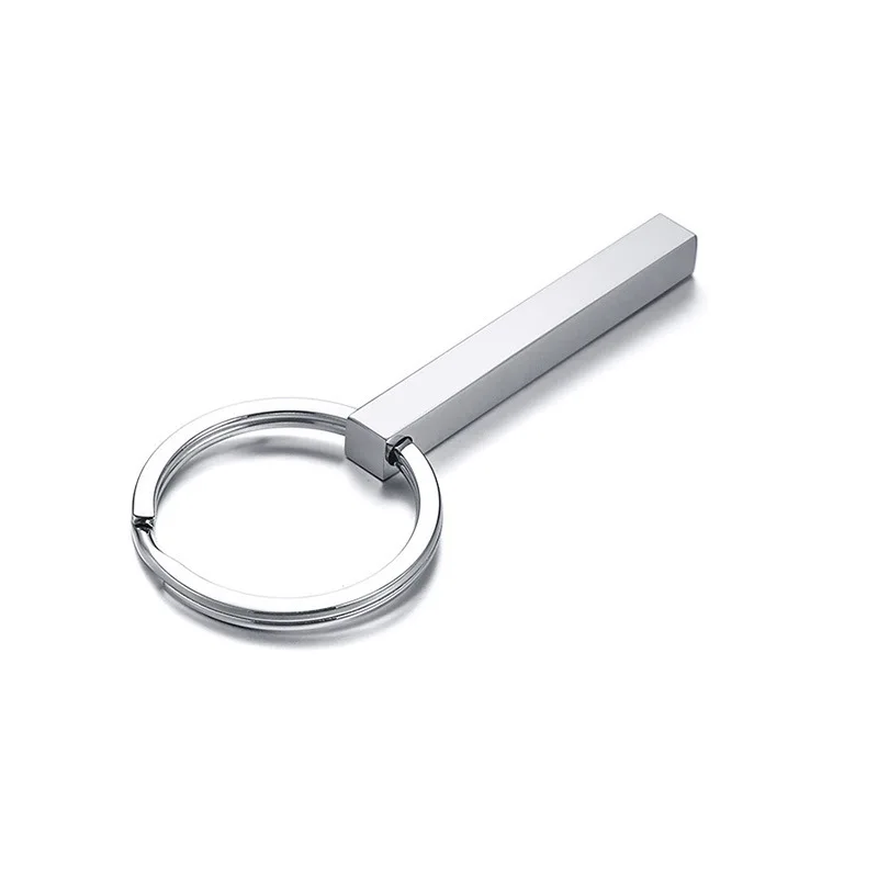 Simple Style Key Chains Can Be Engraved Letters In Stainless Steel Pendant Ring New Fashion Jewelry Love &amp Friendship Gifts | Украшения