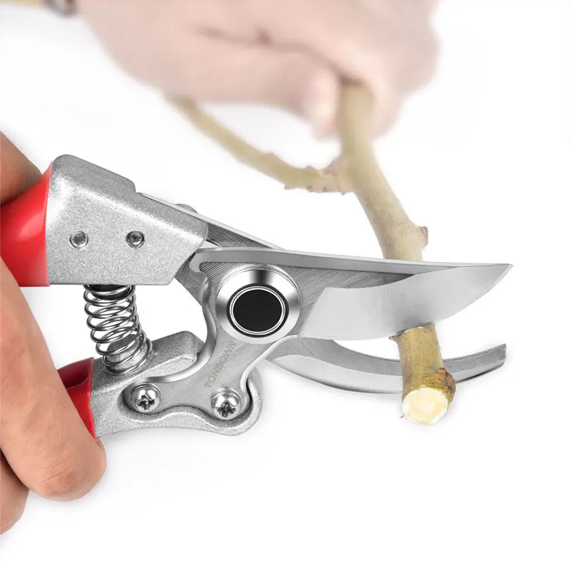 

Garden Hand Pruner withSK5 Steel Blades Pruning Shear Garden Cutting Tools for Tree Trimmers Orchard Shears