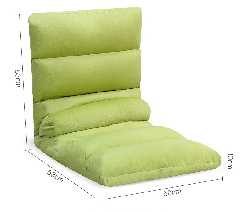 

Lazy sofa tatami folding single small apartment bed fabric back balcony balcony window chair bedroom small sofa