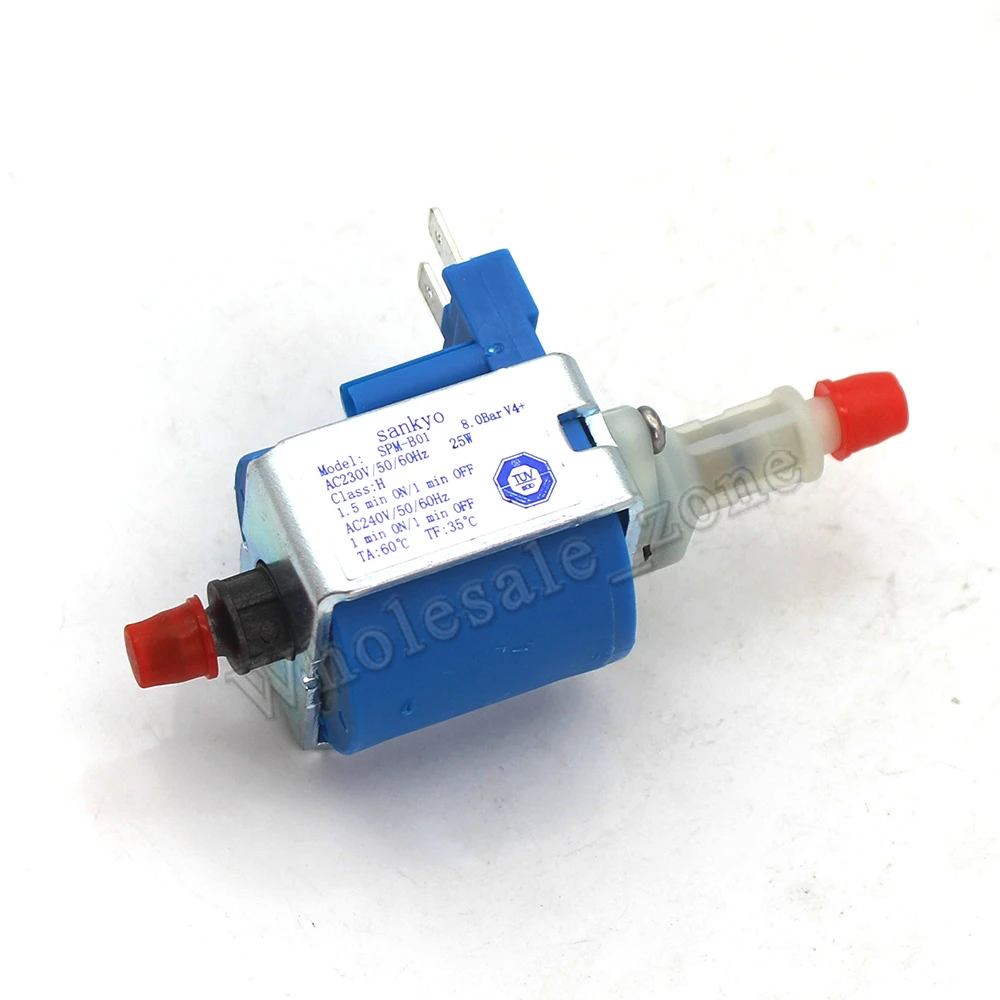 Новый AC 230 В 25 Вт 8bar SPM-B насос высокого давления электромагнитный для воды Паровая