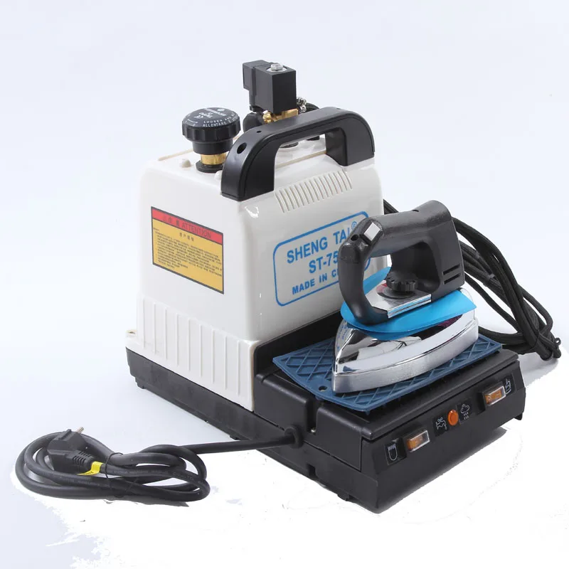 M&aacute;quina de hierro el&eacute;ctrica Industrial de doble uso para el hogar, plancha de vapor peque&ntilde;a, calefacci&oacute;n el&eacute;ctrica, caldera de vapor, plancha con caldera ST75-0