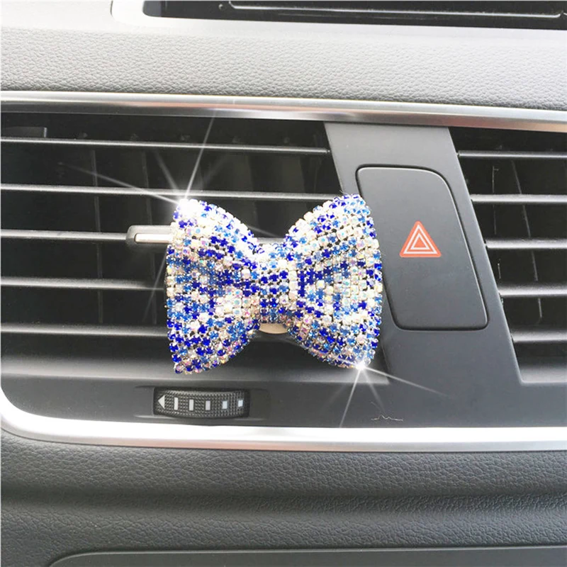 Автомобильный Стайлинг Хрустальный бант автомобильный освежитель воздуха