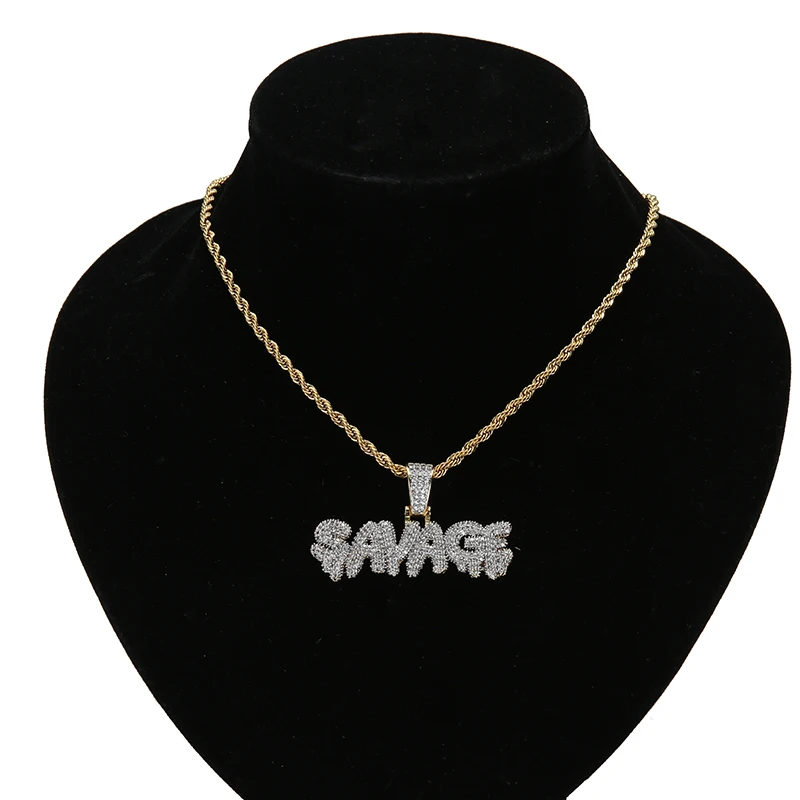 

Цепочка с подвеской в стиле хип-хоп для мужчин и женщин