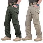 Брюки-карго мужские водонепроницаемые, быстросохнущие тактические штаны, весна-лето S-5XL
