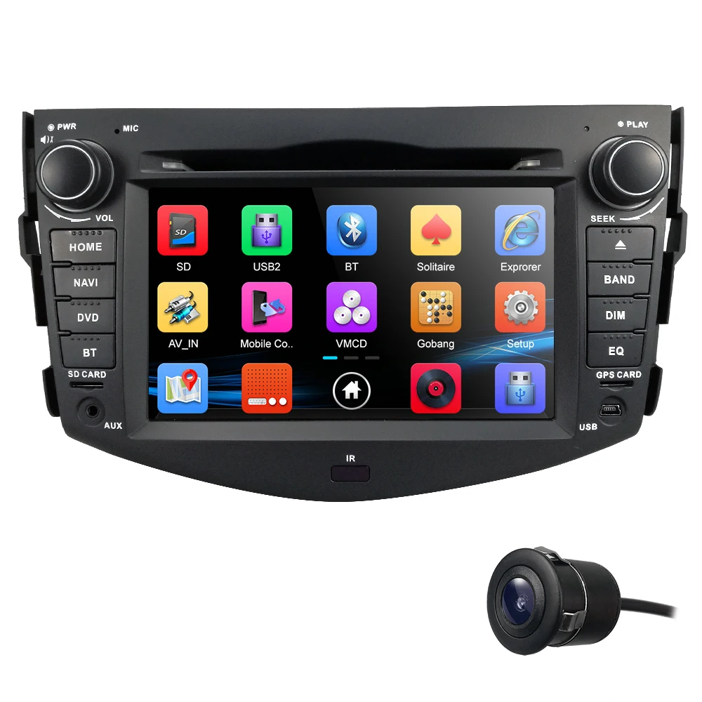 Для TOYOTA RAV4 2006 2007 2008 2009 2010 2011 2012 автомобильный DVD плеер GPS стерео радио карта камера