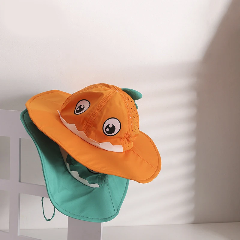 

Детские летние шапки, Осенние однотонные Мультяшные Панамы для новорожденных мальчиков и девочек, пляжные уличные шляпы от солнца, иноплан...