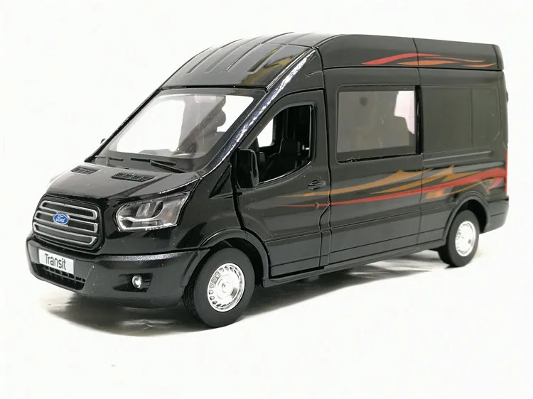 1/35 транзитный фургон грузовой MPV литая модель автомобиля игрушки для детей