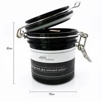 eyelash glue storage tank container adhesive stand activated carbon sealed storage jar for eyelashes extension makeup tool