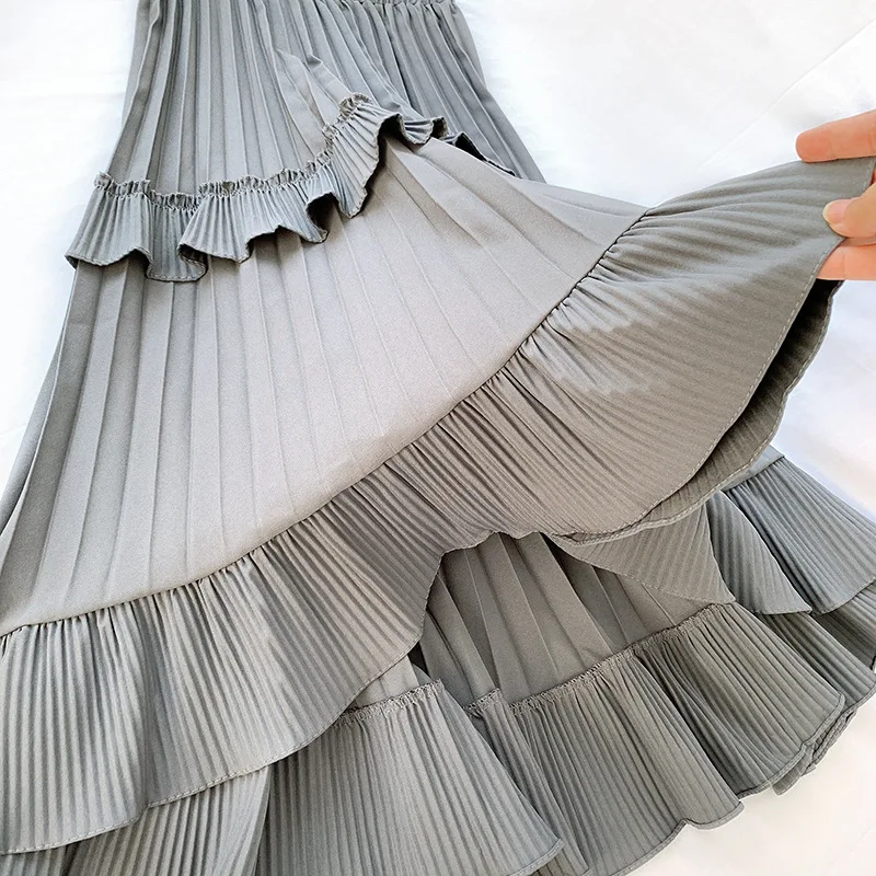 Женская модная плиссированная юбка Зимняя новинка 2019|Женские юбки| |