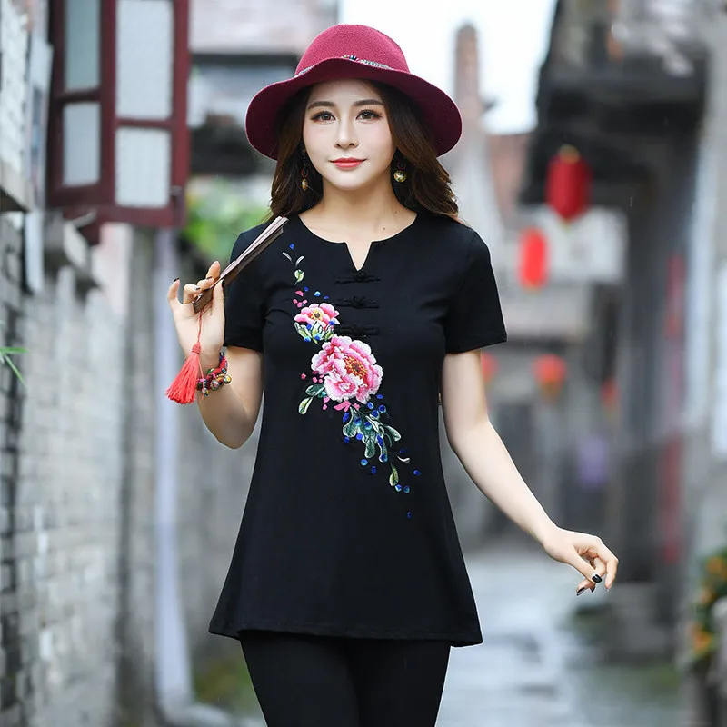 Футболки модные винтажные топы женская одежда футболка с вышивкой Harajuku Camisetas Mujer