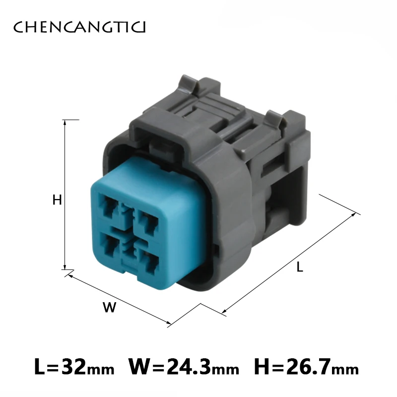 

1 Set 4 Pin Way Automobile Electronic Fuel Pump gas oil pump plug Waterproof connector socket For Honda Fit Odyssey Accord