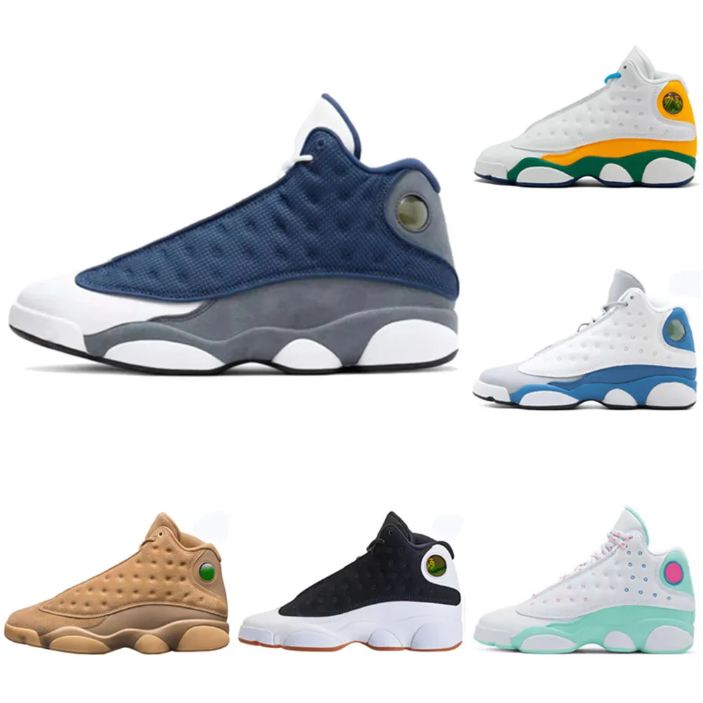 Черная кошка Flints13s остров зеленый Мужская баскетбольная обувь Кепки и пышной