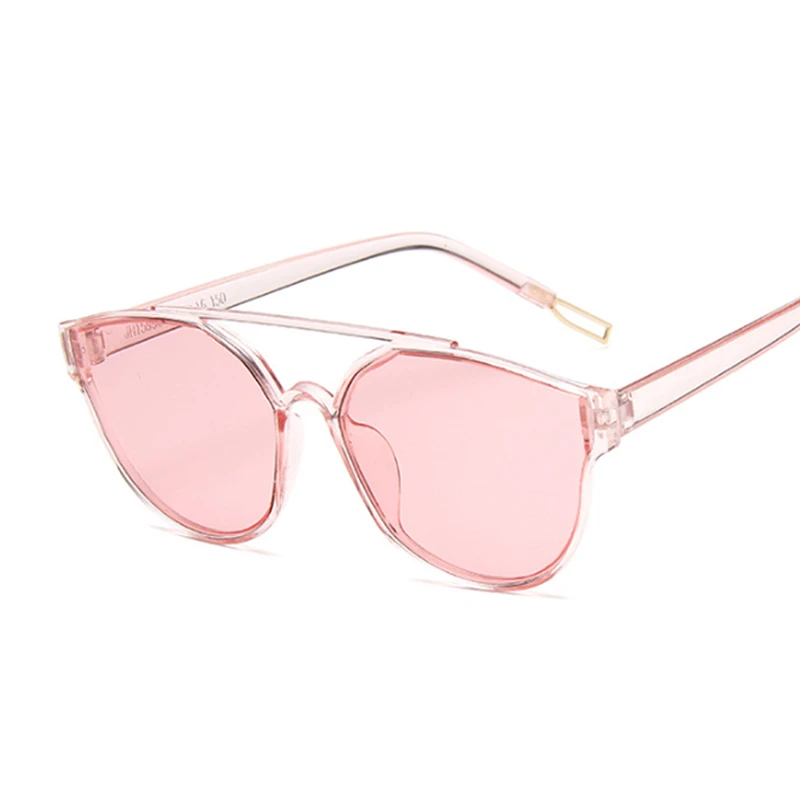 Женские солнцезащитные очки с двойной перемычкой брендовые дизайнерские для