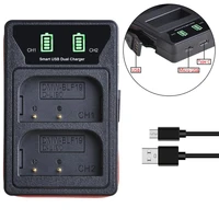1 pc dmw blf19 dmw blf19e dmw blf19 blf19e battery charger led dual charger with type c for panasonic lumix gh3 gh4 gh5 g9