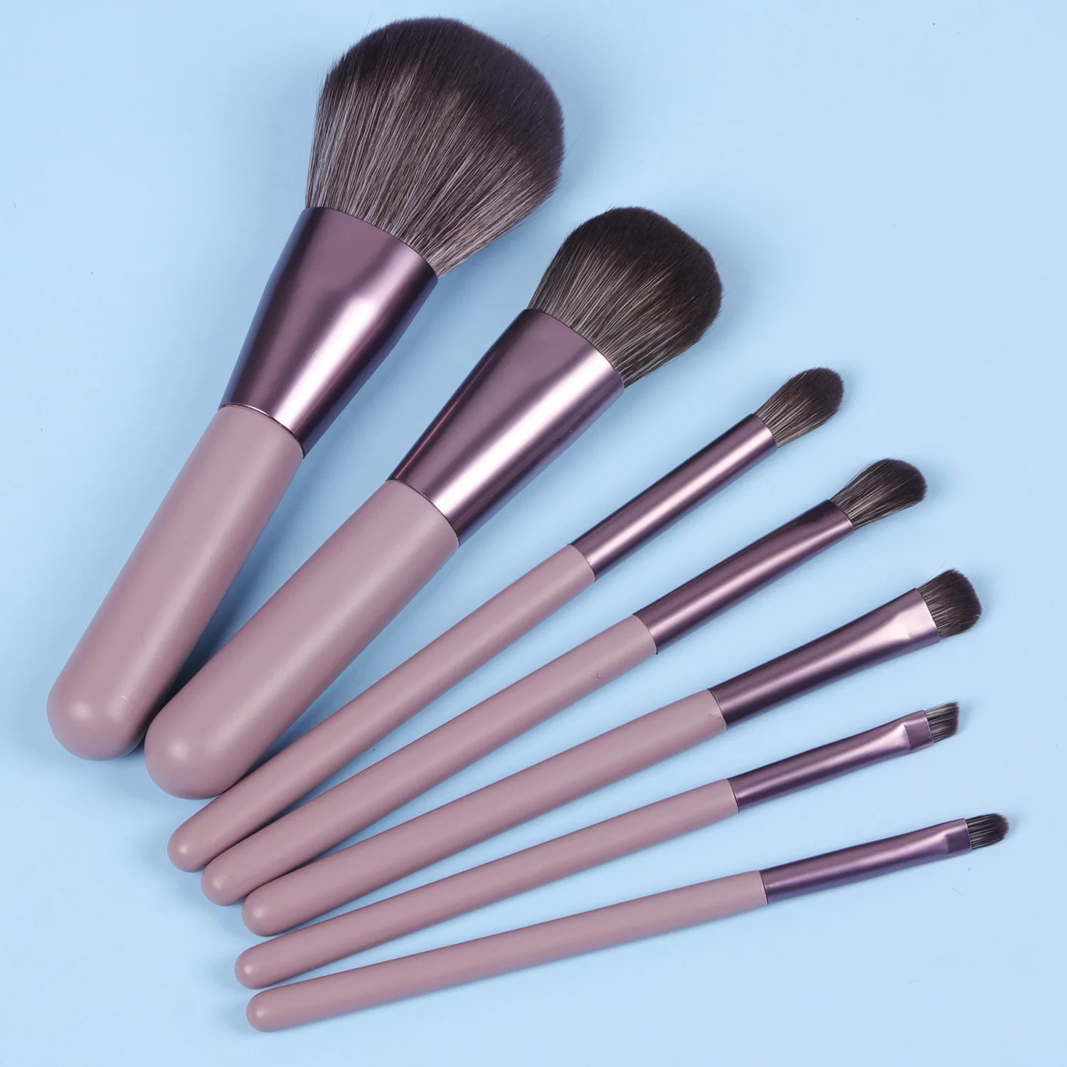 7Pcs/Set Women Facial Makeup Brushes Set Face Cosmetic Beauty Eye Shadow Lip Foundation Blush Brush Make Up Brush Tool