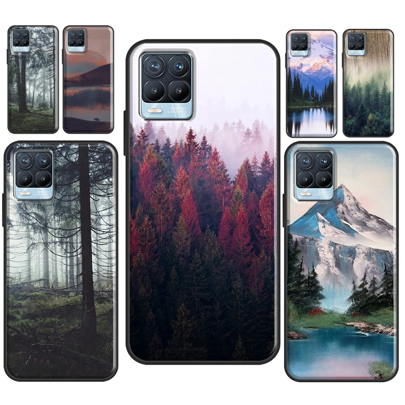 Чехол Nature Forest Mountain для OPPO Realme 8 Pro C21 GT Neo2 Master 8i 9i чехол OnePlus 10 9 9R 8T Nord2 | Мобильные