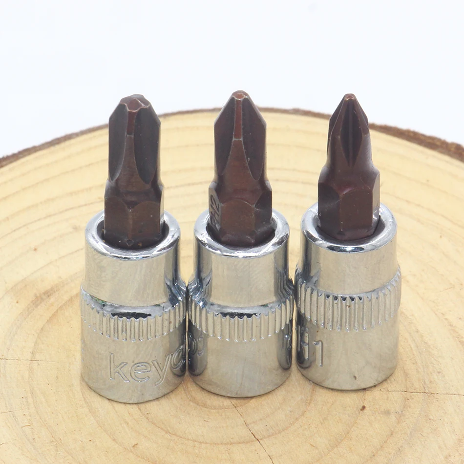 1 шт. крестообразная отвертка Philips Bits 1/4 дюймовый накопитель гнездо ручной