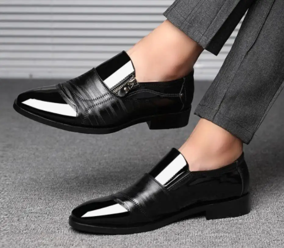 Новинка 2020 года Мужская модная обувь в британском стиле с острым носком