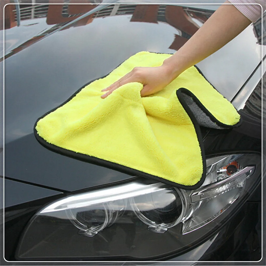 

1Pcs 30X30cm High Quality car cleaning towel for HYUNDAI-SOLARIS Saloon (HCR) VERNA ACCENT MAZDA-3 (BK)