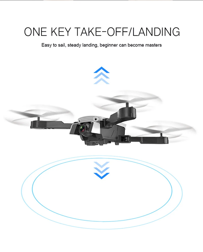 R8 1808 Дрон с двойной камерой 1080P 4K PX1600W HD WiFi FPV оптический поток Автоматическая красота RC Квадрокоптер вертолет XS816 SG106