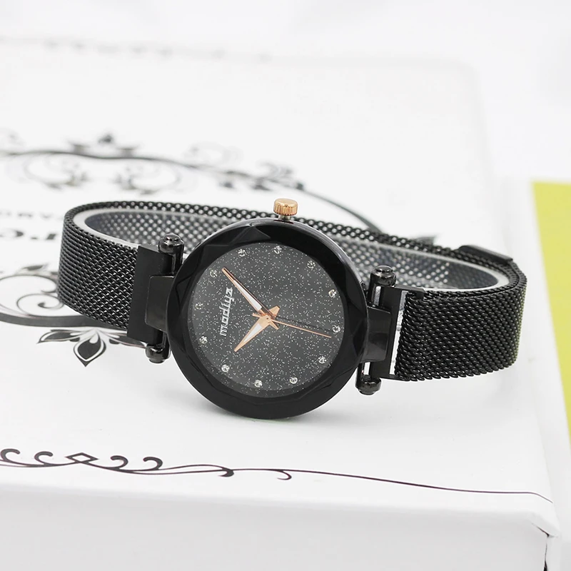 Женские наручные часы с роскошным бриллиантовым браслетом циферблатом