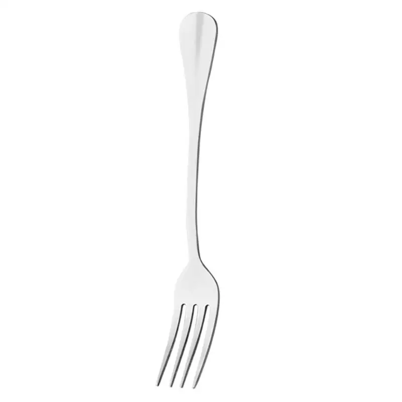 

Stainless Steel Long Handle Dinner Fork Spoon Creative Home Salad Spoon Fruit Fork Soup Spoon Kitchen Restaurant Tableware